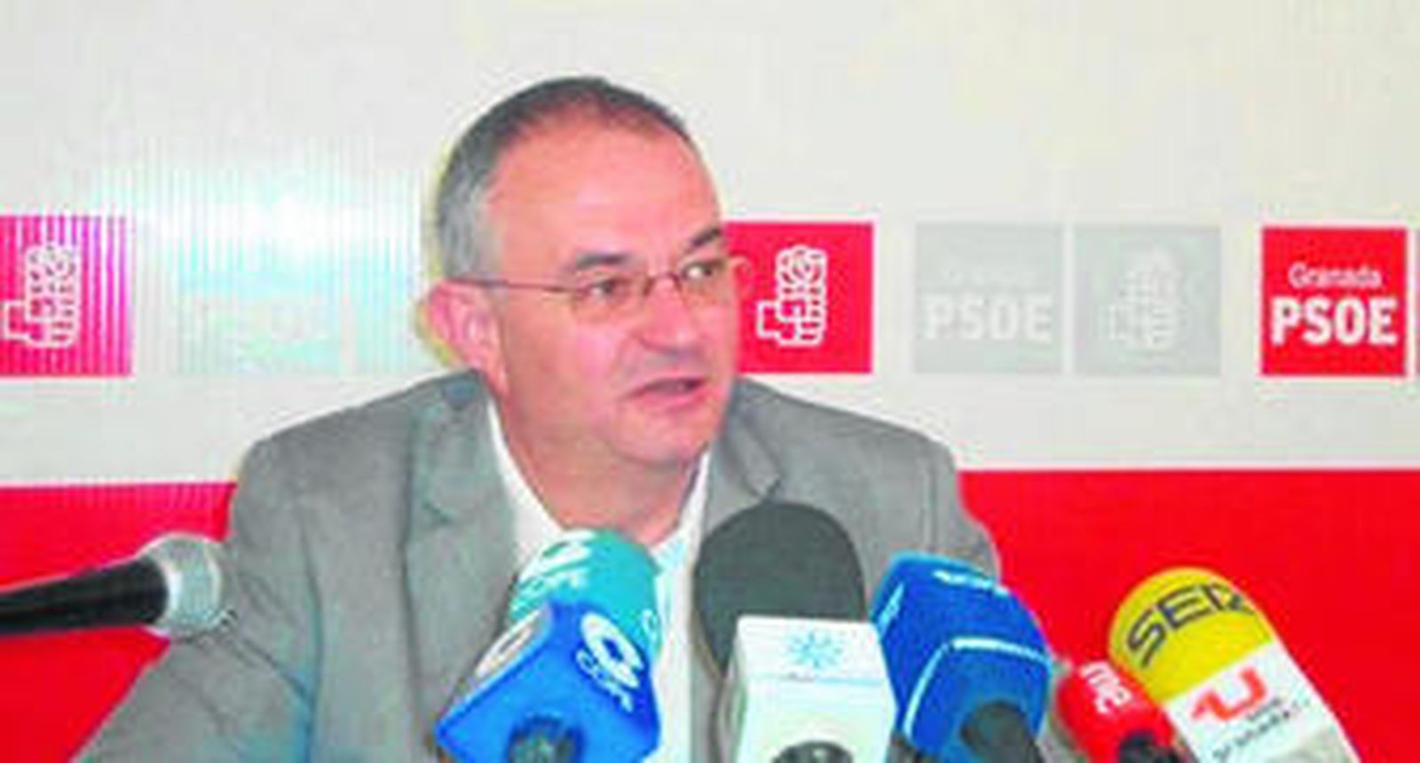 El secretario general del PSOE en la capital, José María Rueda.