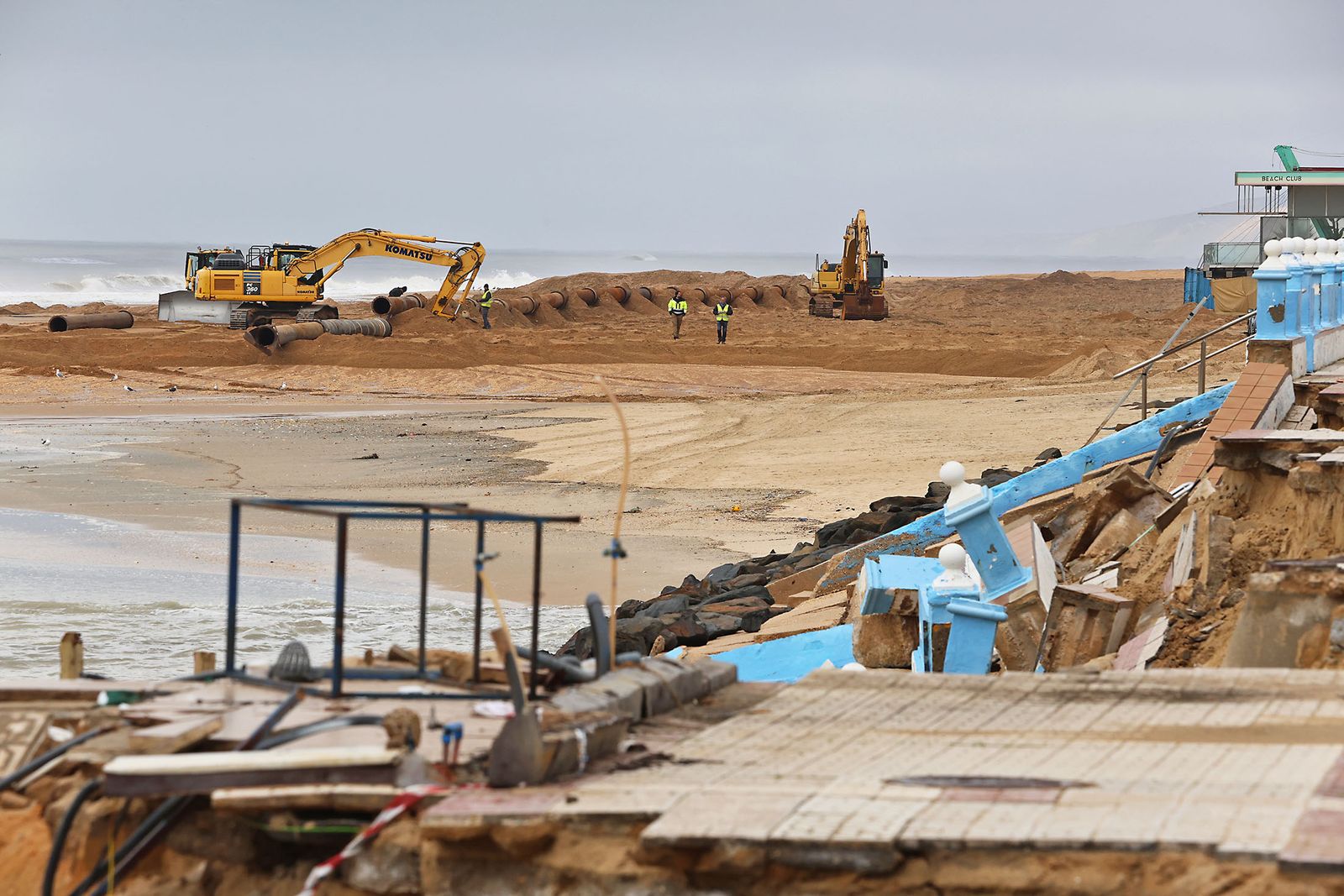 Las fotografías de los daños en Matalascañas