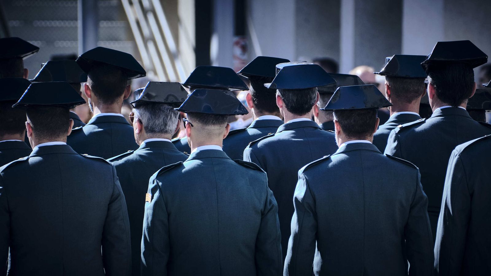 Día del Pilar en la Comandancia de la Guardia Civil de Cádiz.
