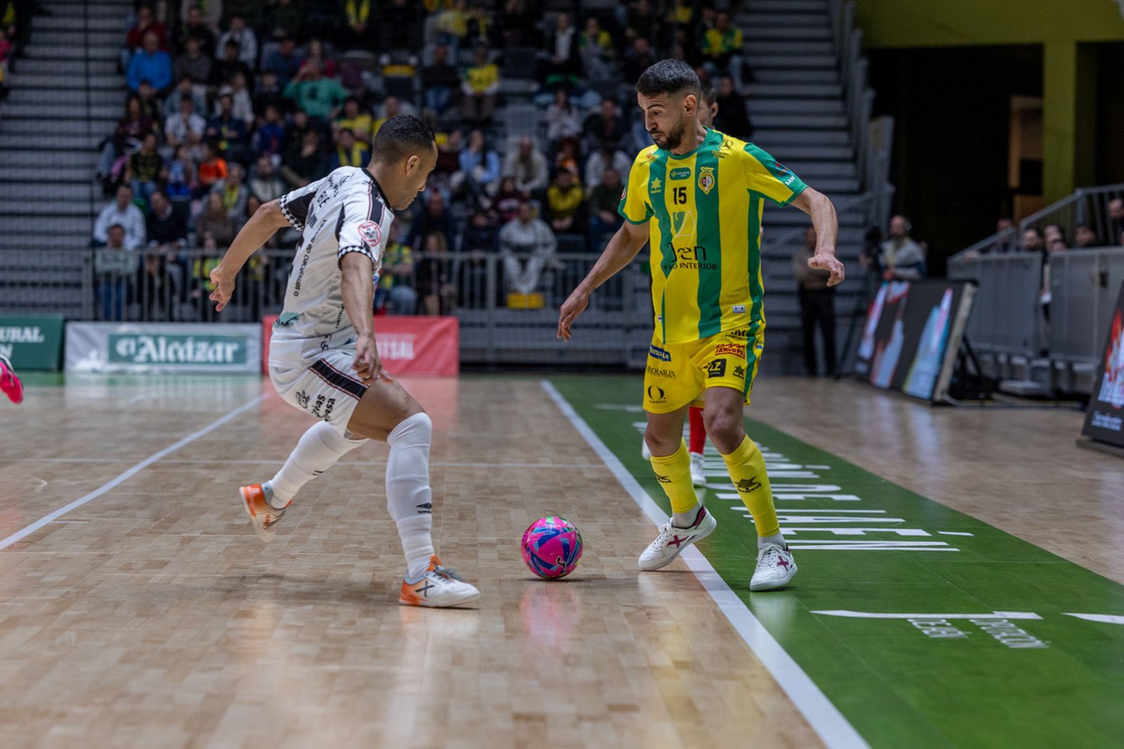 Las mejores imágenes de las tablas entre Jaén Paraíso Interior FS y Noia Portus Apostoli