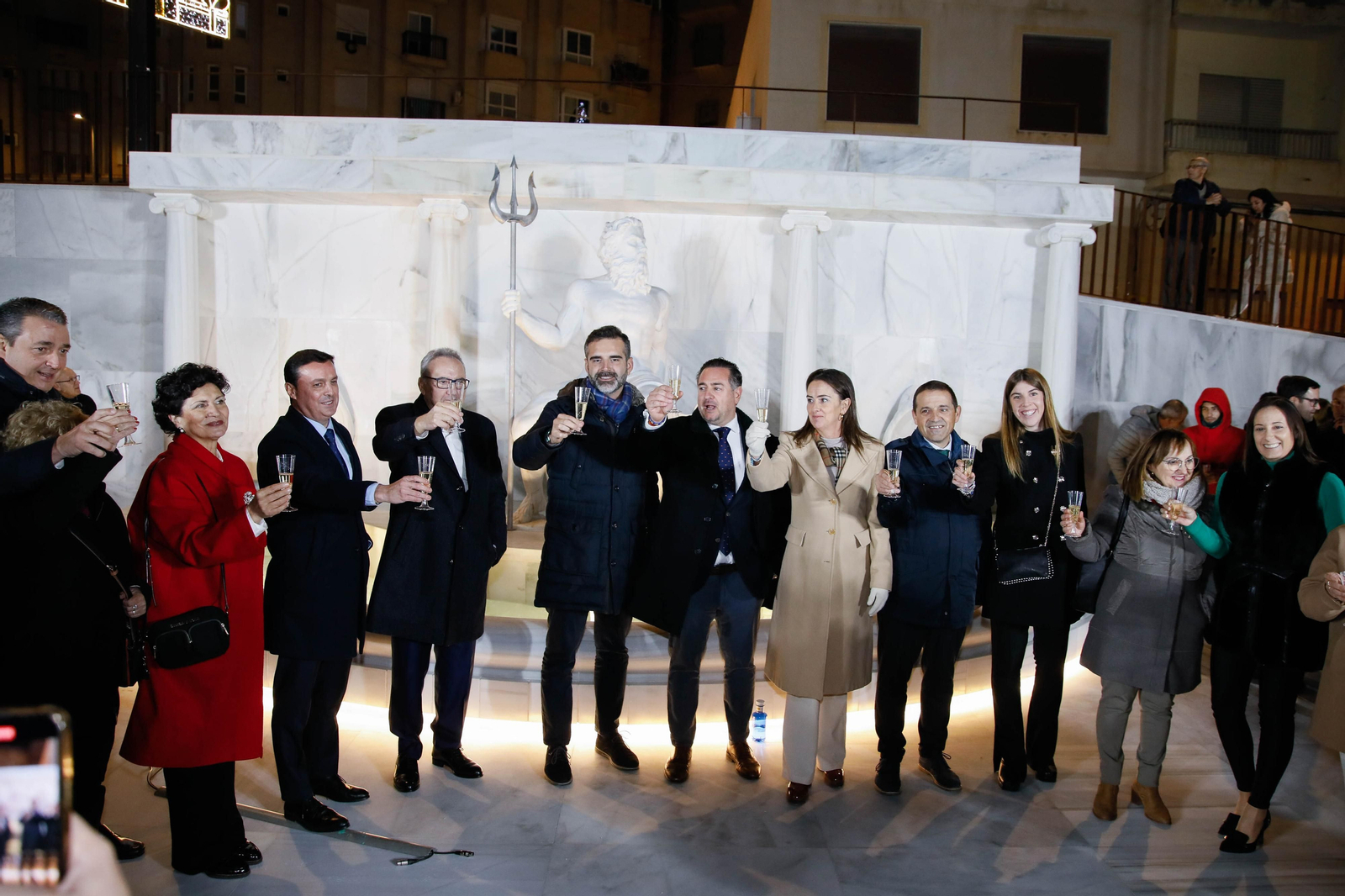 Imágenes de la inauguración de la plaza Almería en Macael