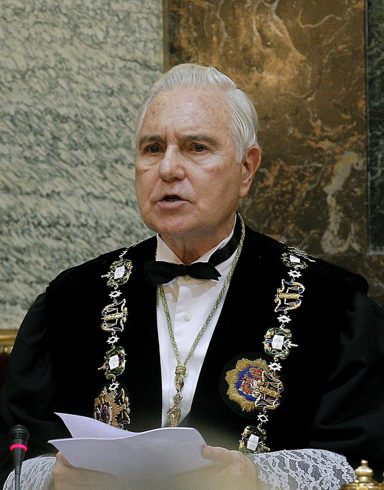 Carlos Dívar, expresidente del Consejo General del Poder Judicial (CGPJ).
