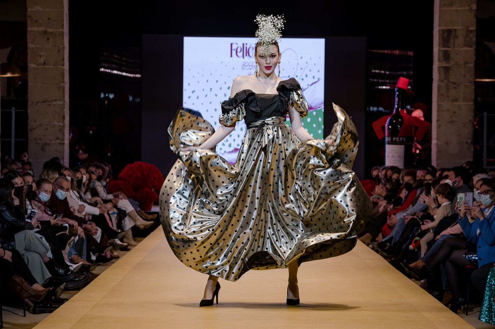 El desfile de Rocío Segovia en la Pasarela Flamenca de Jerez, todas las fotos