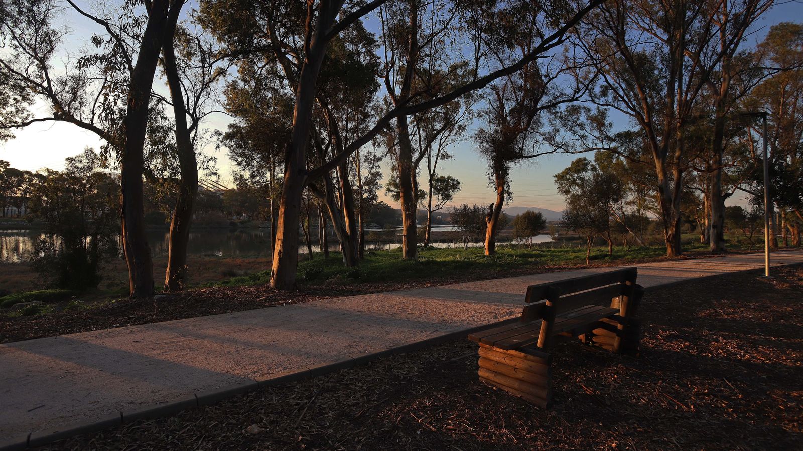 Sendero del arroyo de la Madre Vieja en San Roque