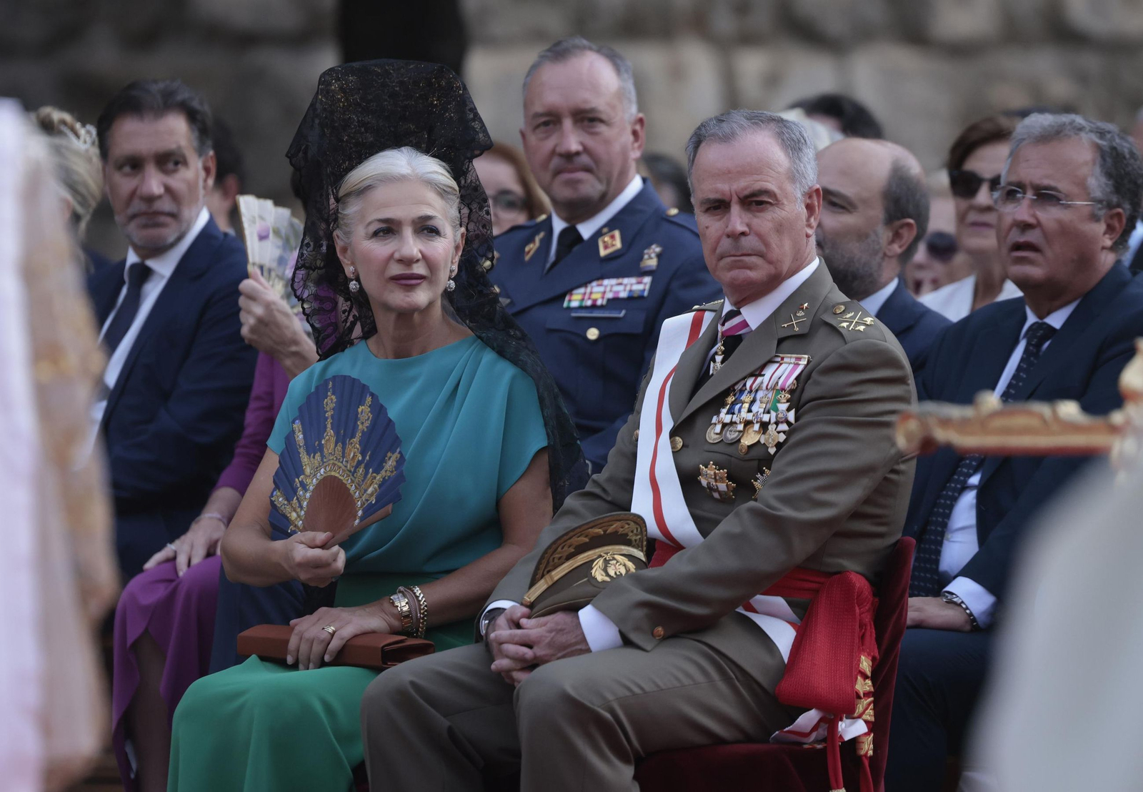 Patricia del Pozo y Carlos Melero, padrinos de la coronación.