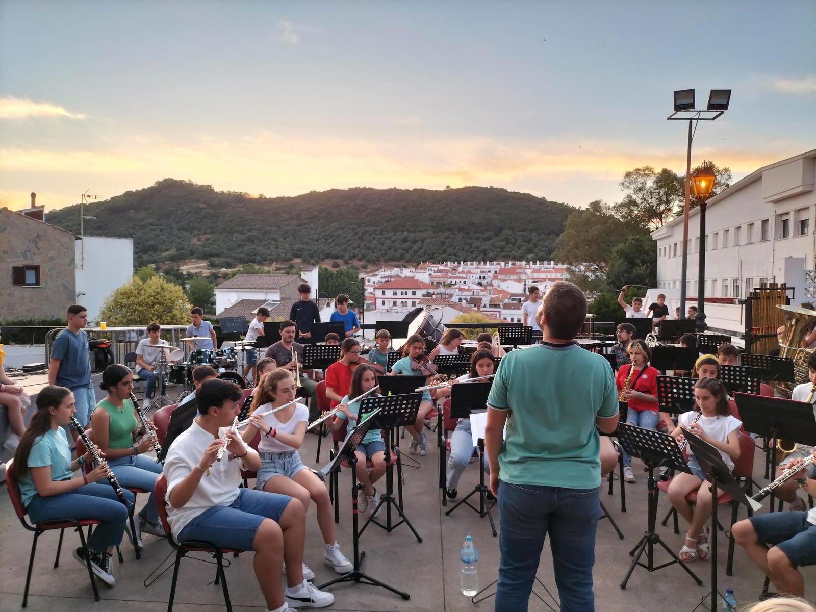 Banda de iniciación del aula de música de Aracena. Banda de iniciación del aula de música de Aracena.