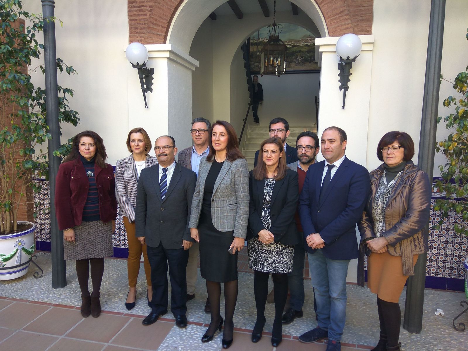 El equipo de gobierno de Alhaurín el Grande el día de la moción de censura.
