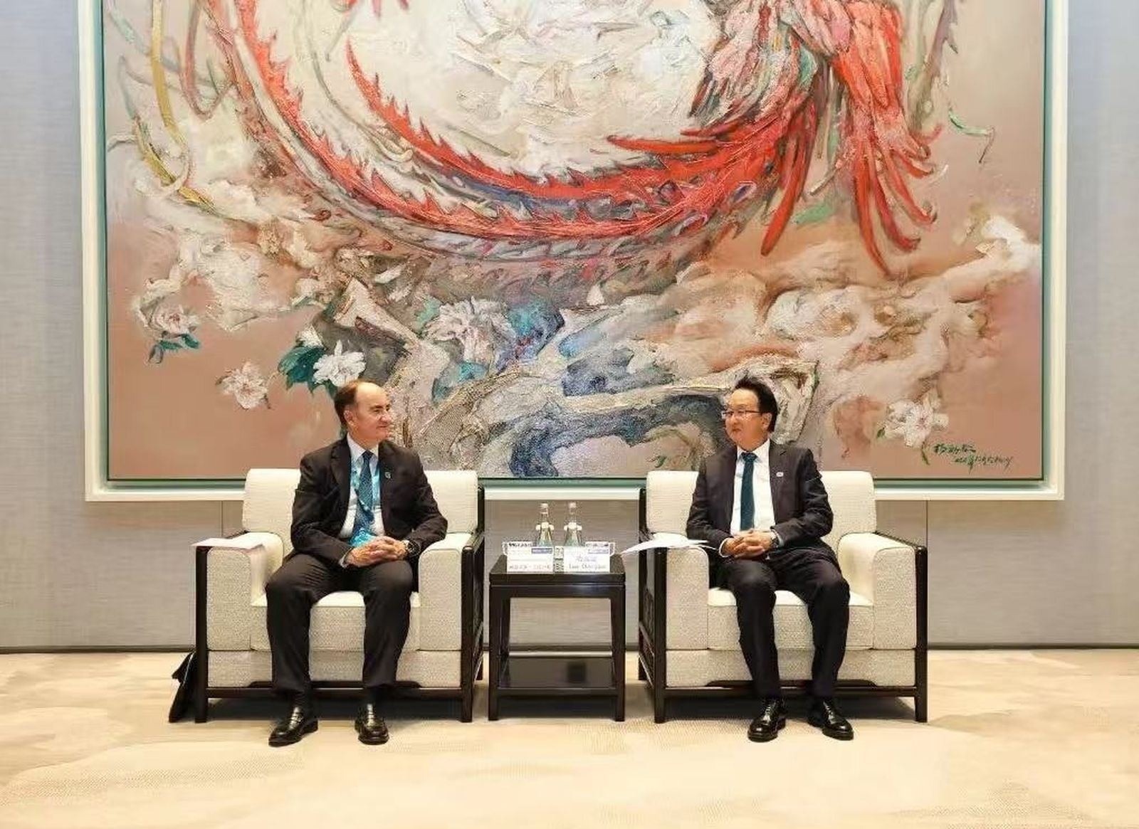 Gerardo Landaluce y Tao Chengbo.