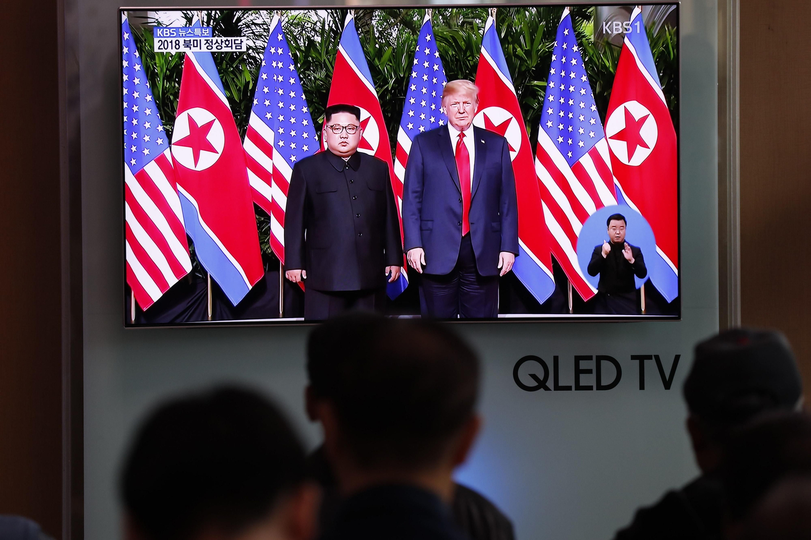 Las imágenes del encuentro entre Kim Jong-un y Trump
