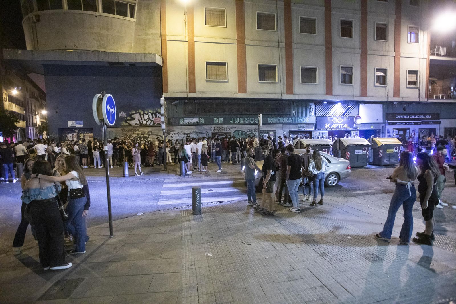 Fotos: así fue la primera noche de Granada en la nueva normalidad