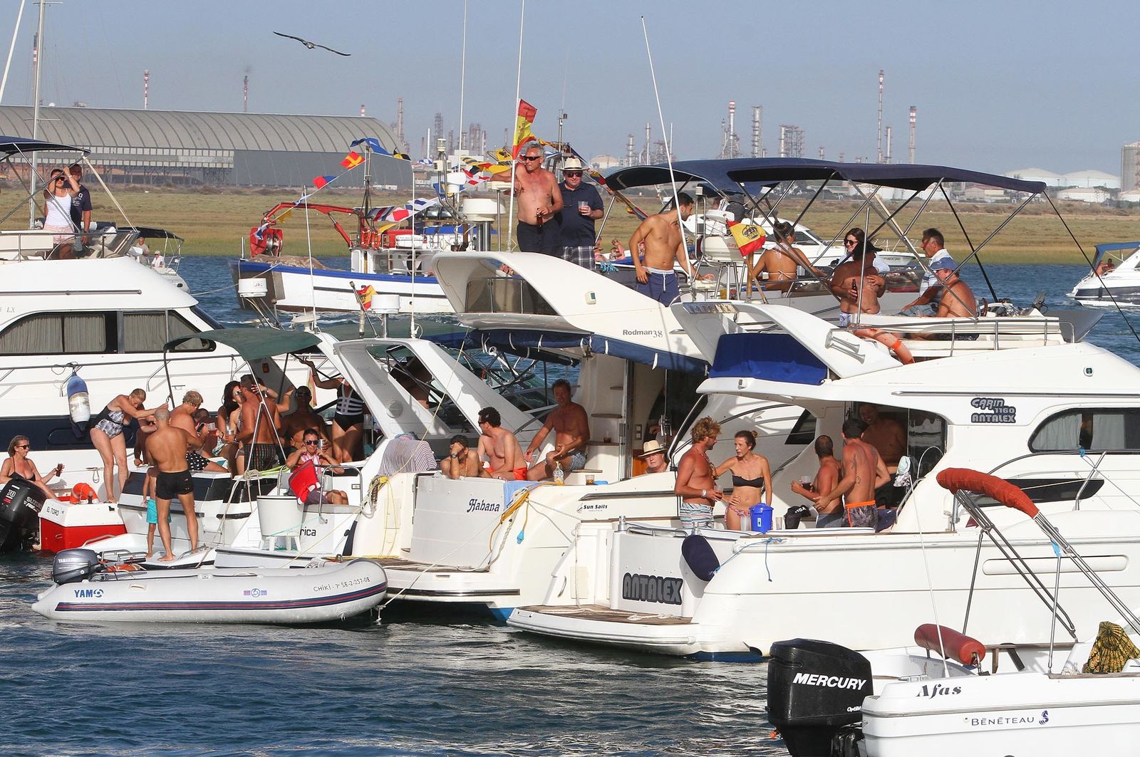 Imágenes de la procesión de la Virgen del Carmen en Punta Umbría