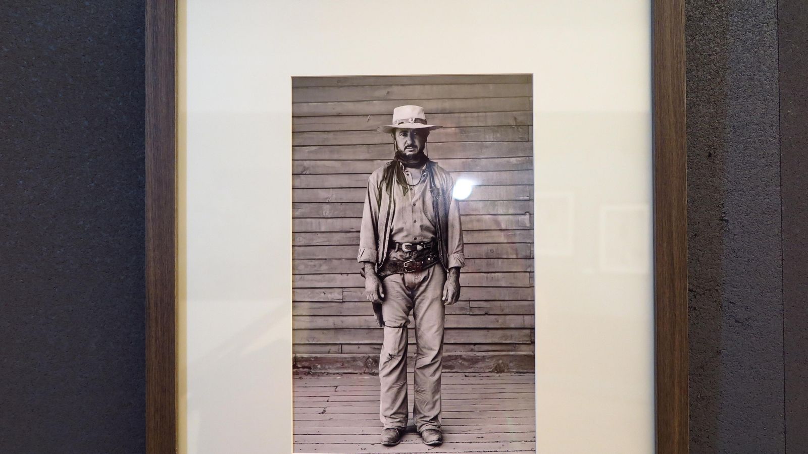 Uno de los cuadros expuestos.