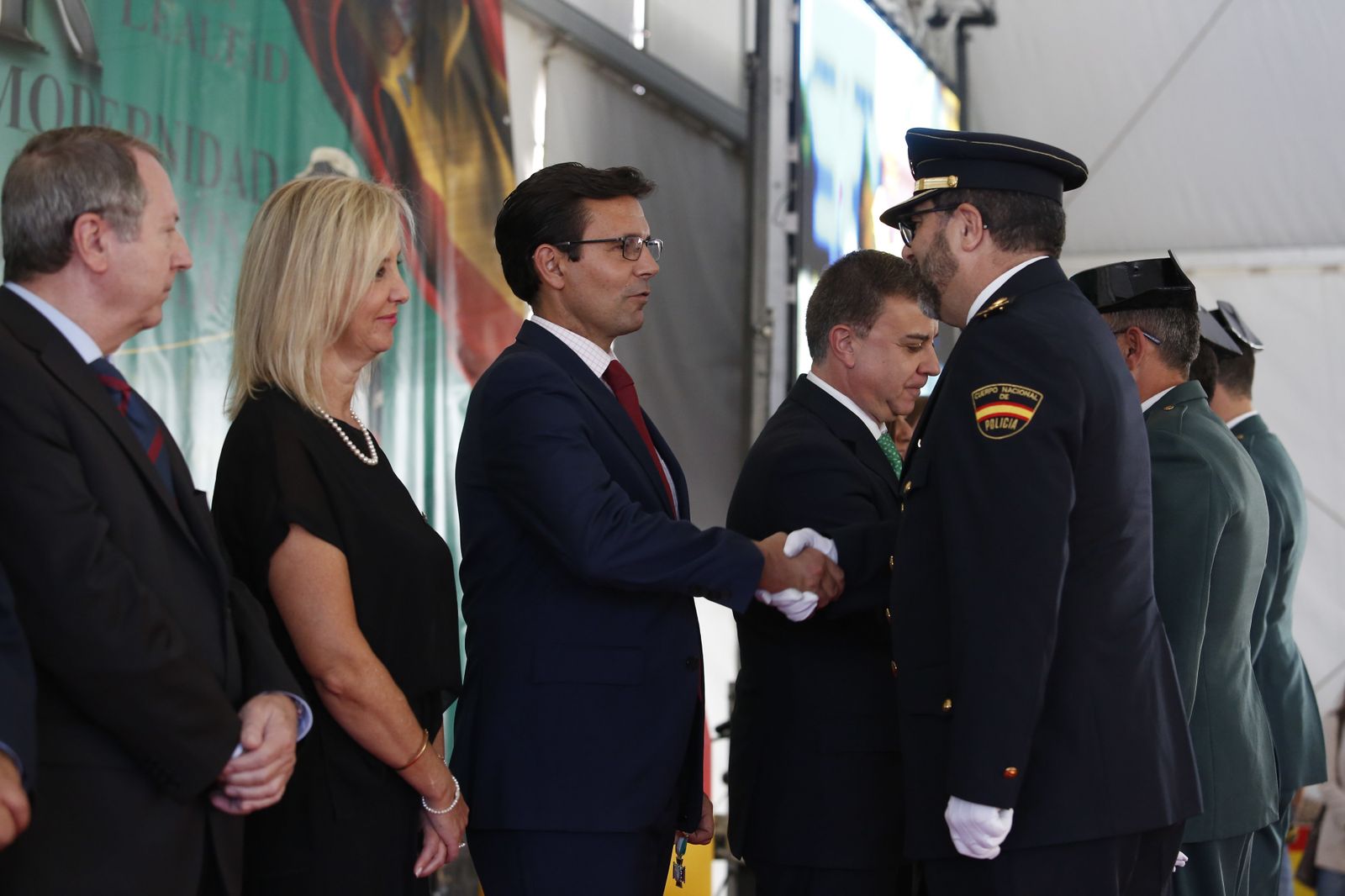 Imágenes del acto de celebración de la patrona de la Guardia Civil