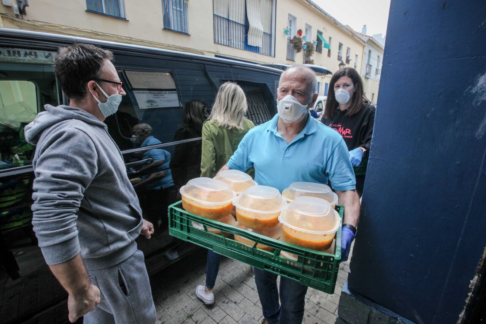 Reparto de alimentos