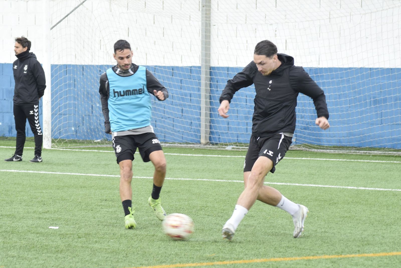 Las fotos del primer entrenamiento de Ángel Mancheño con la Balona