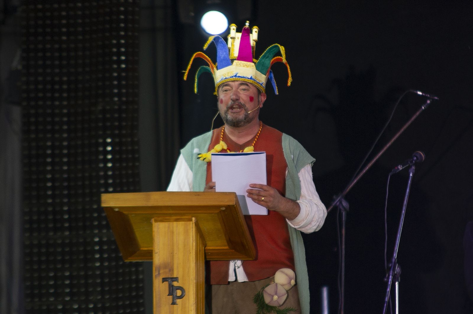 Un momento del pregón.