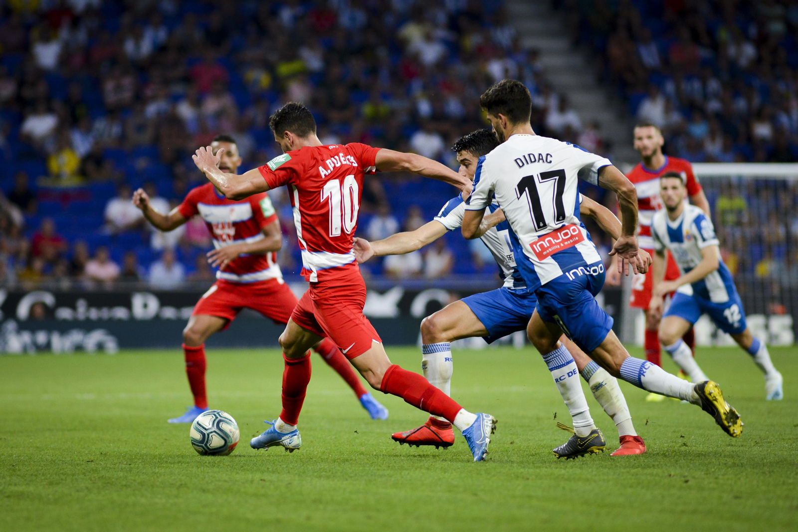 El triunfo más holgado del Granada fuera fue en el campo del Espanyol (0-3)