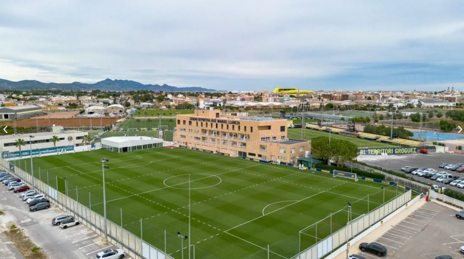 La Ciudad Deportiva del Villarreal.