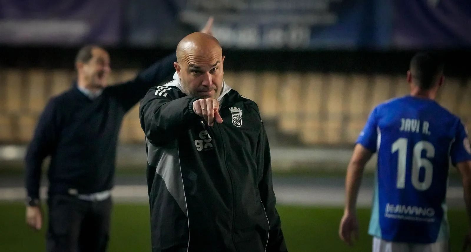 Diego Galiano, en el partido de la pasada semana contra el Xerez DFC.