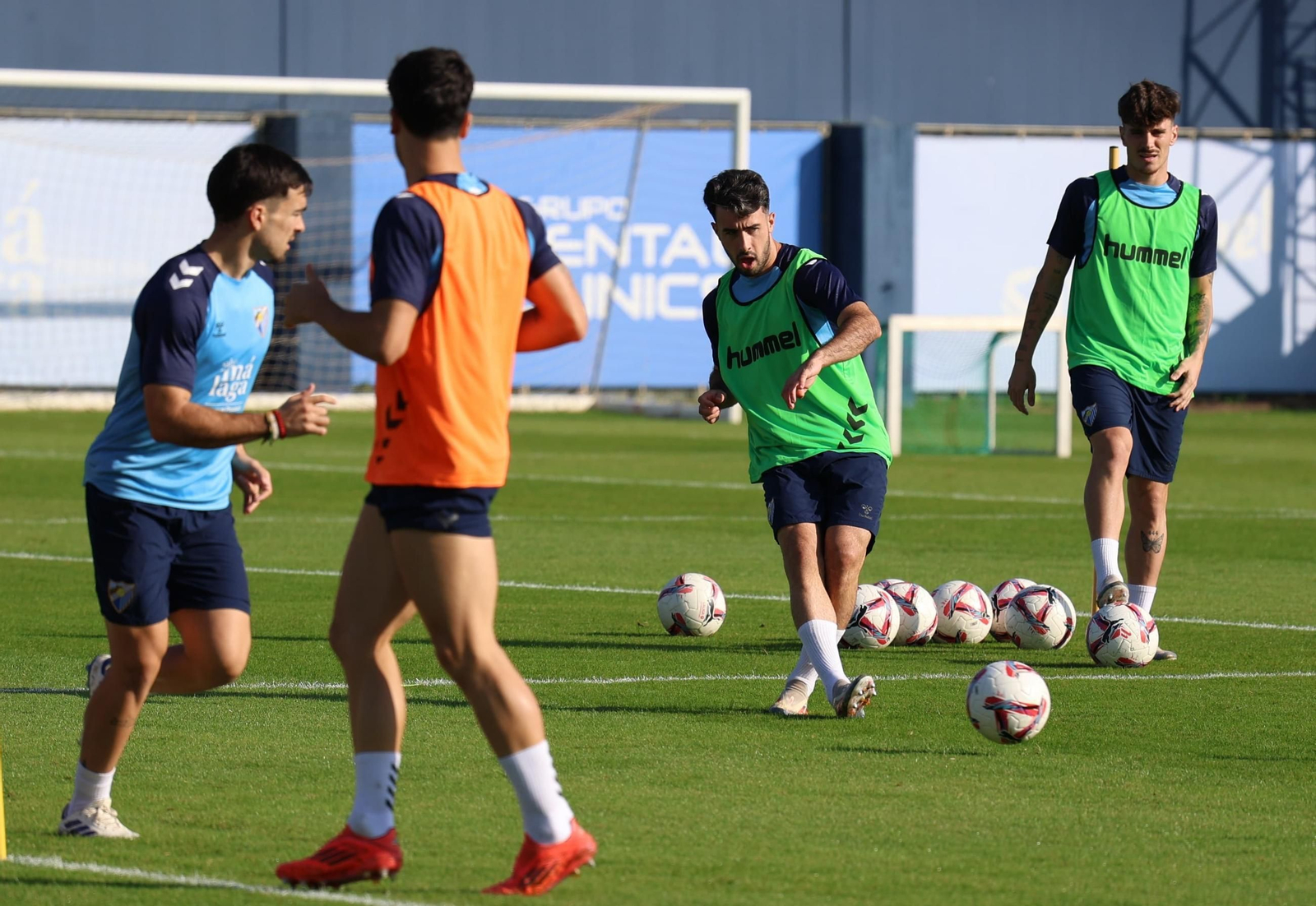 Entrenamiento Málaga CF: Ramón regresa en la primera sesión de la semana