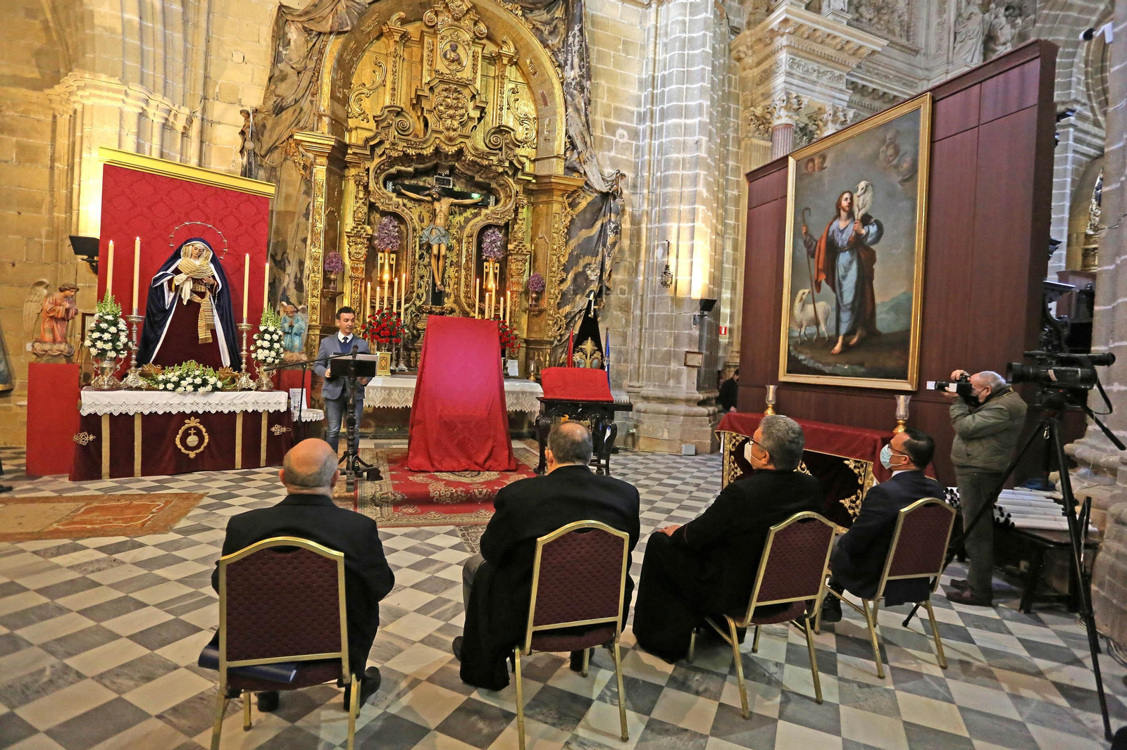 Presentación del cartel del Vía Crucis de las Hermandades de Jerez