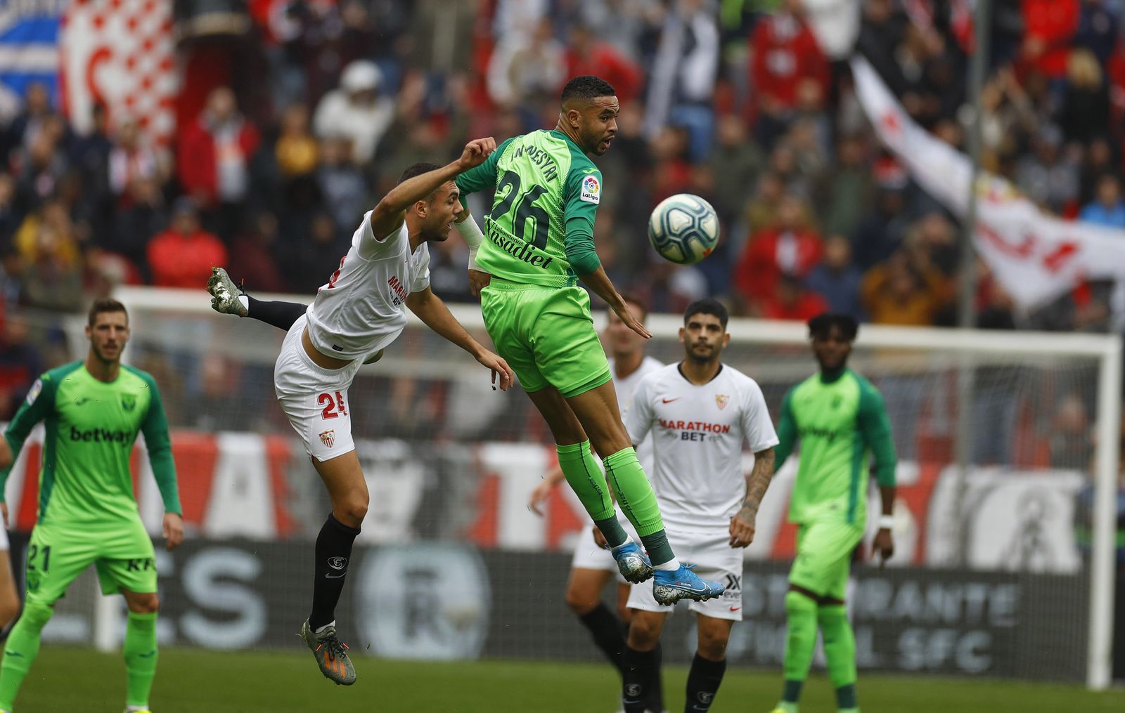 Las imágenes del Sevilla fc-Leganés