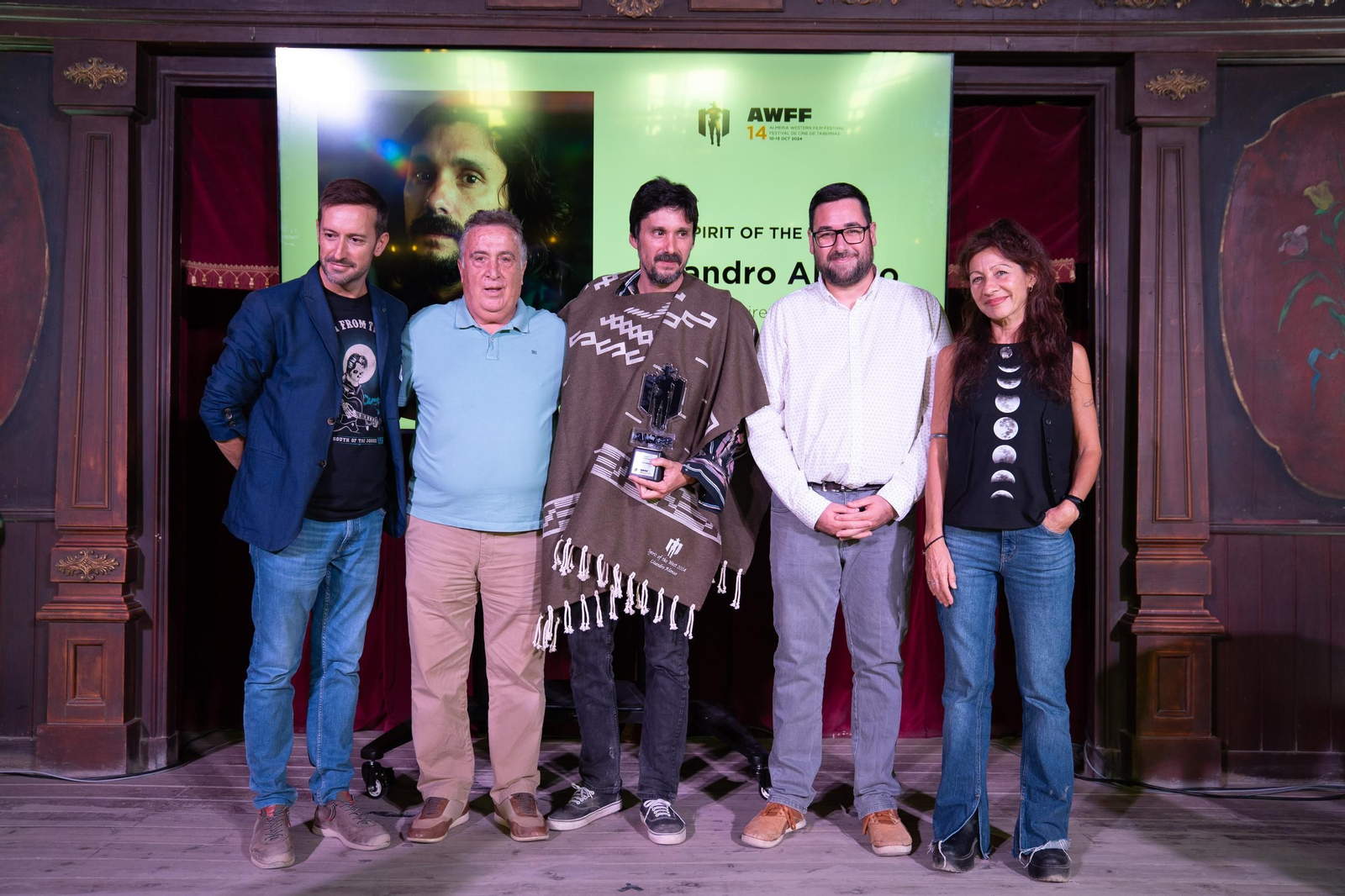 Acto de entrega del premio ‘Spirit of the West’ a Lisandro Alonso.