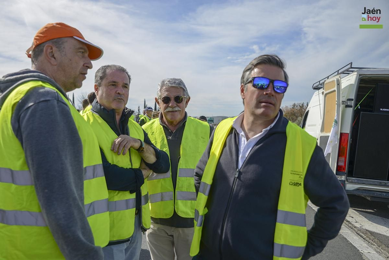 El campo protesta en Jaén por las medidas de la PAC.