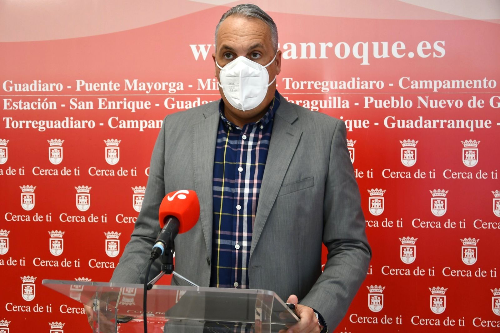 El alcalde de San Roque, Juan Carlos Ruiz Boix.