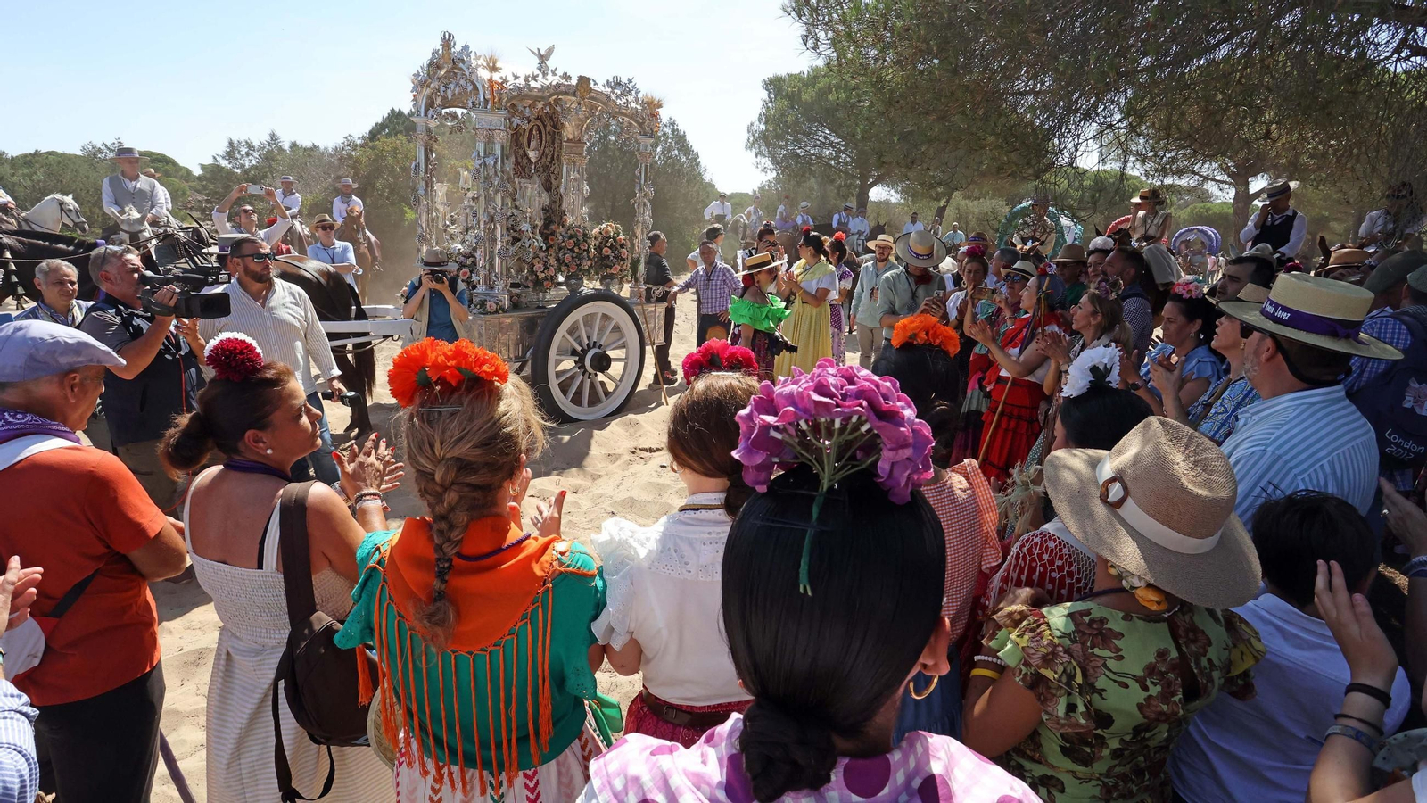 Jueves de camino de la Hdad de Jerez por el Coto Doñana