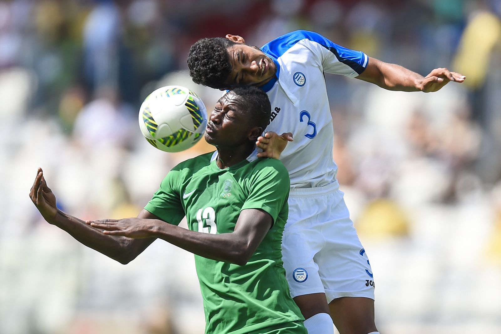 Sadiq en un duelo ante Honduras por la medalla de bronce en las Olimpiadas de Río 2016
