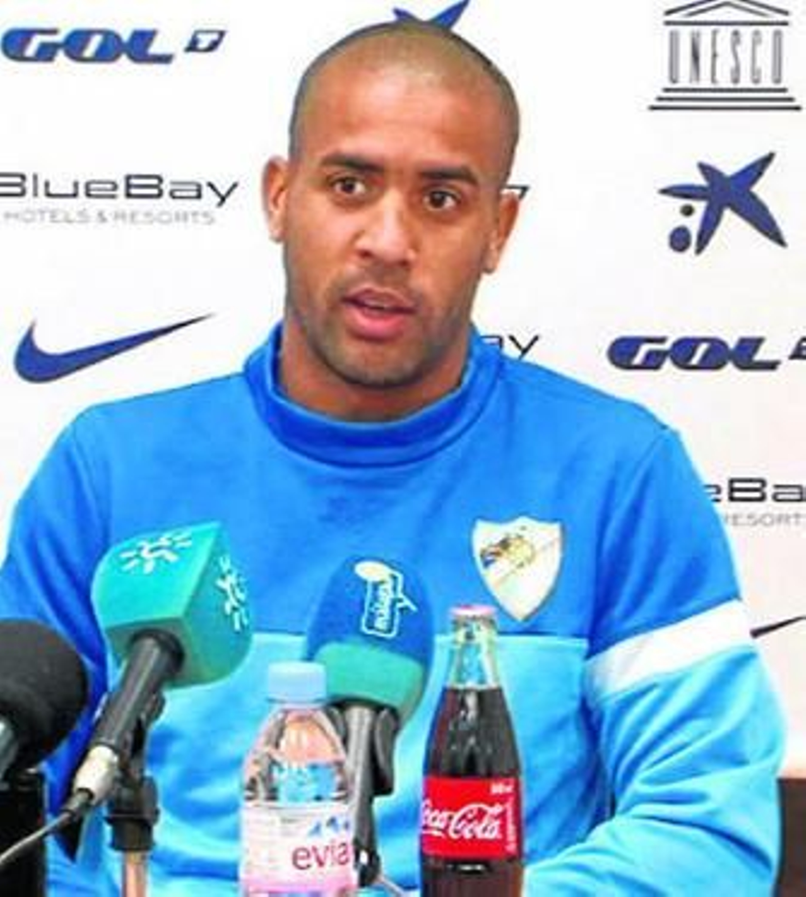 Tissone, en la rueda de prensa de ayer.