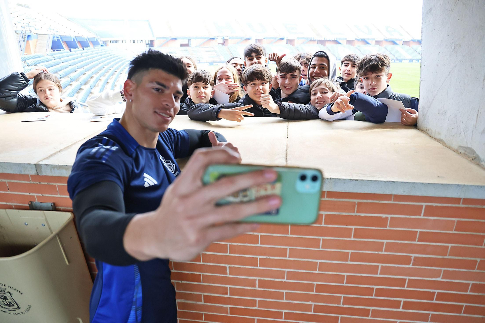 Imágenes de los mas pequeños en el entrenamiento del Recreativo de Huelva