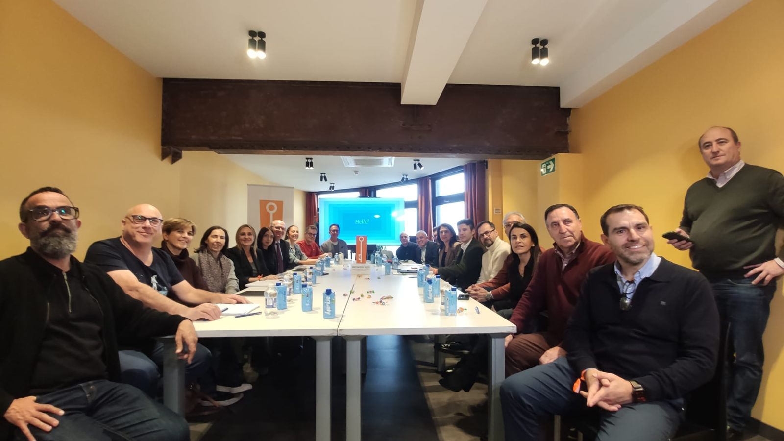 Los diez defensores de la candidatura de Granada a Capital Europea de la Cultura hacen un último ensayo en el Círculo de Bellas Artes