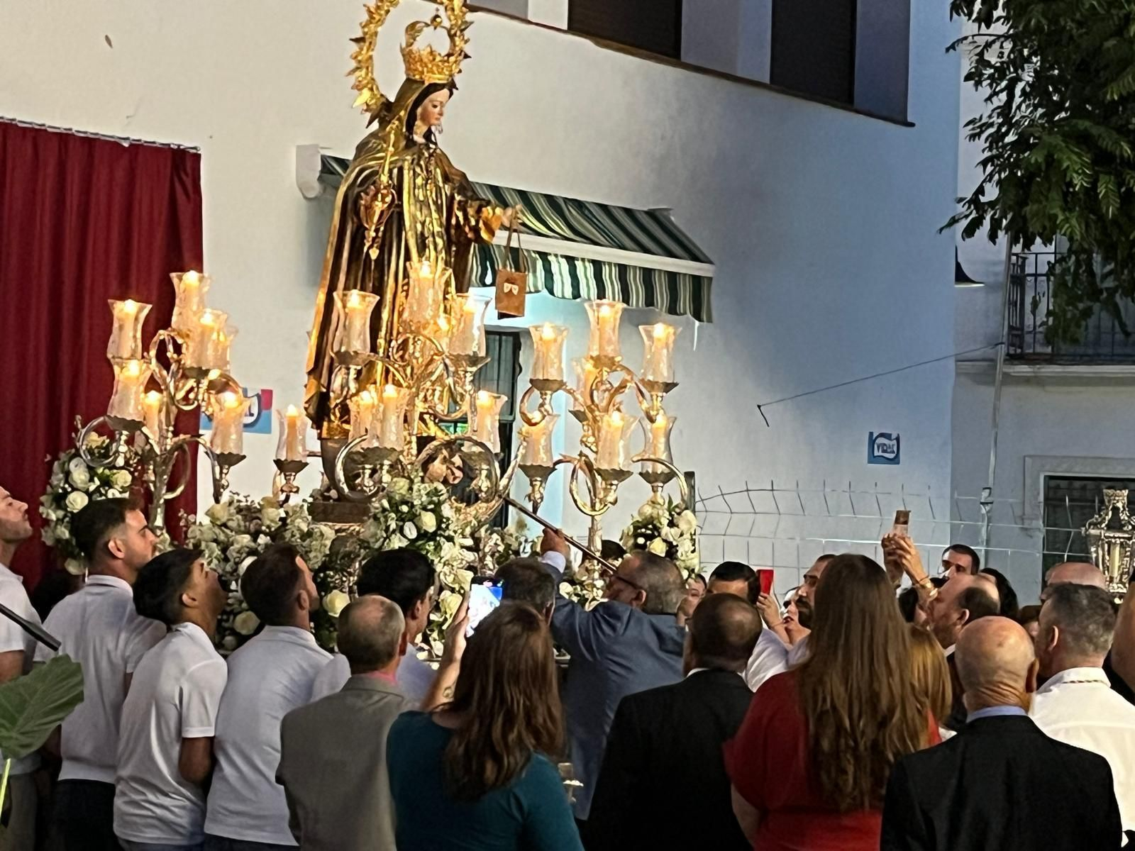 Actos de nombramiento de la Virgen del Carmen de Galaroza como Alcaldesa Honoraria y Perpetua