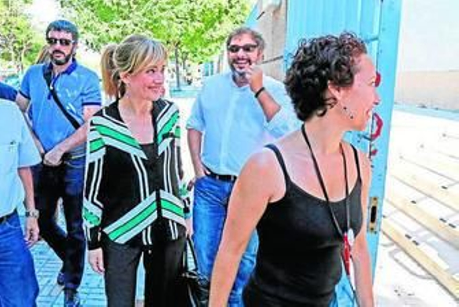 Carmen Castilla, secretaria general de UGT-A, ayer en Qualytel Jerez.