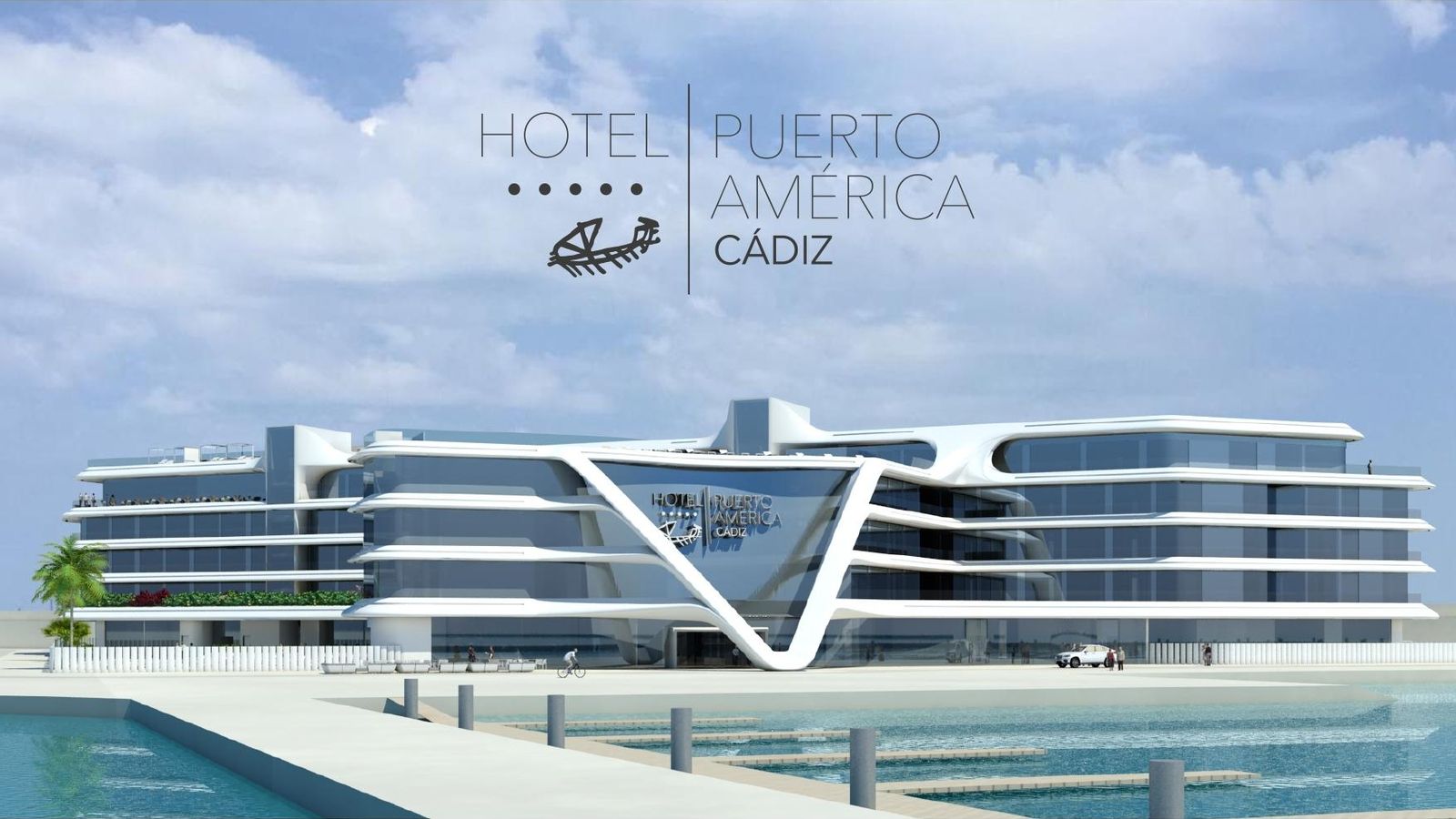 Uno de los últimos bocetos del futuro hotel de Puerto América.