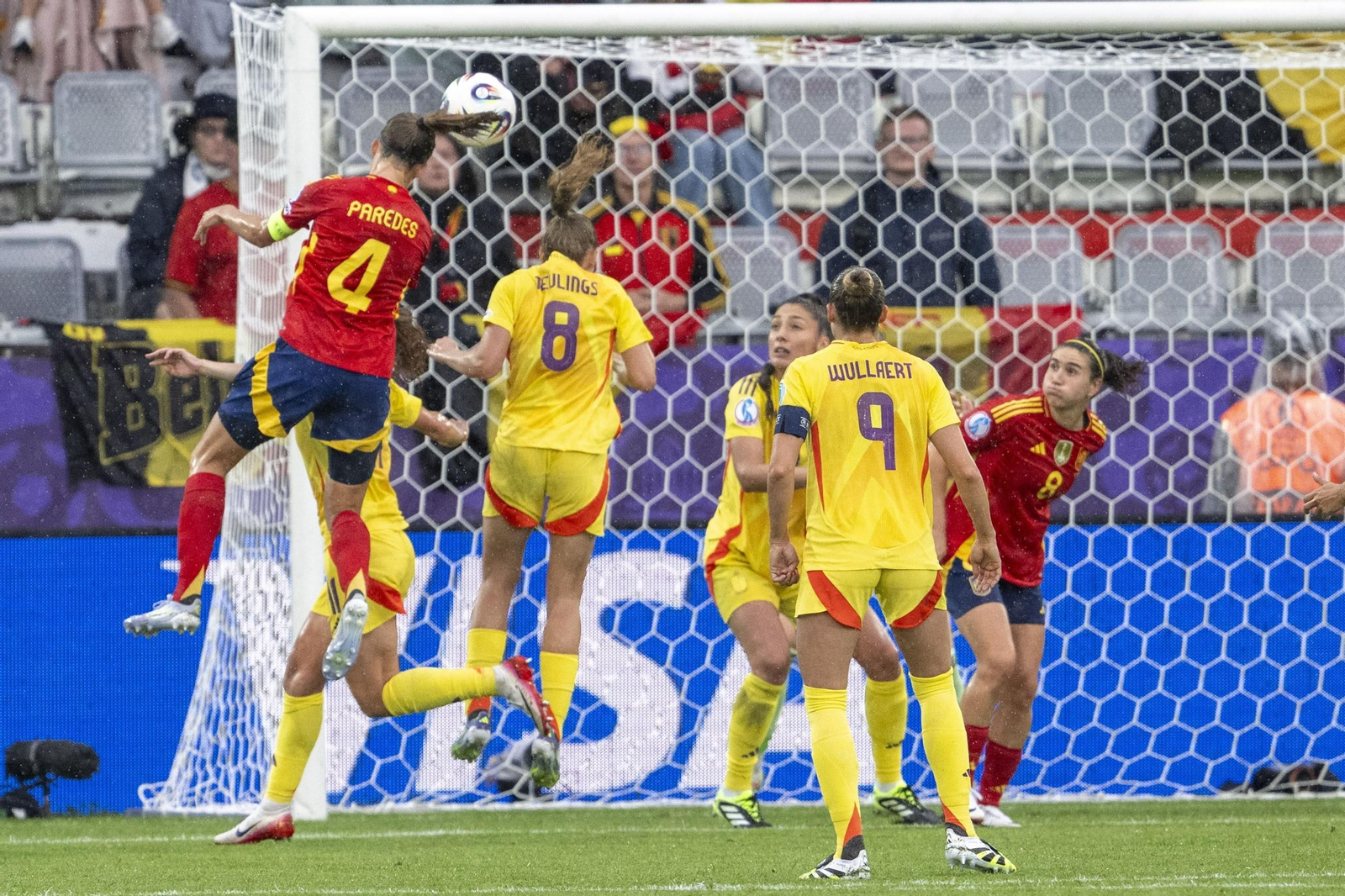 Las fotos de la goleada de España sobre Bélgica en la Eurocopa femenina