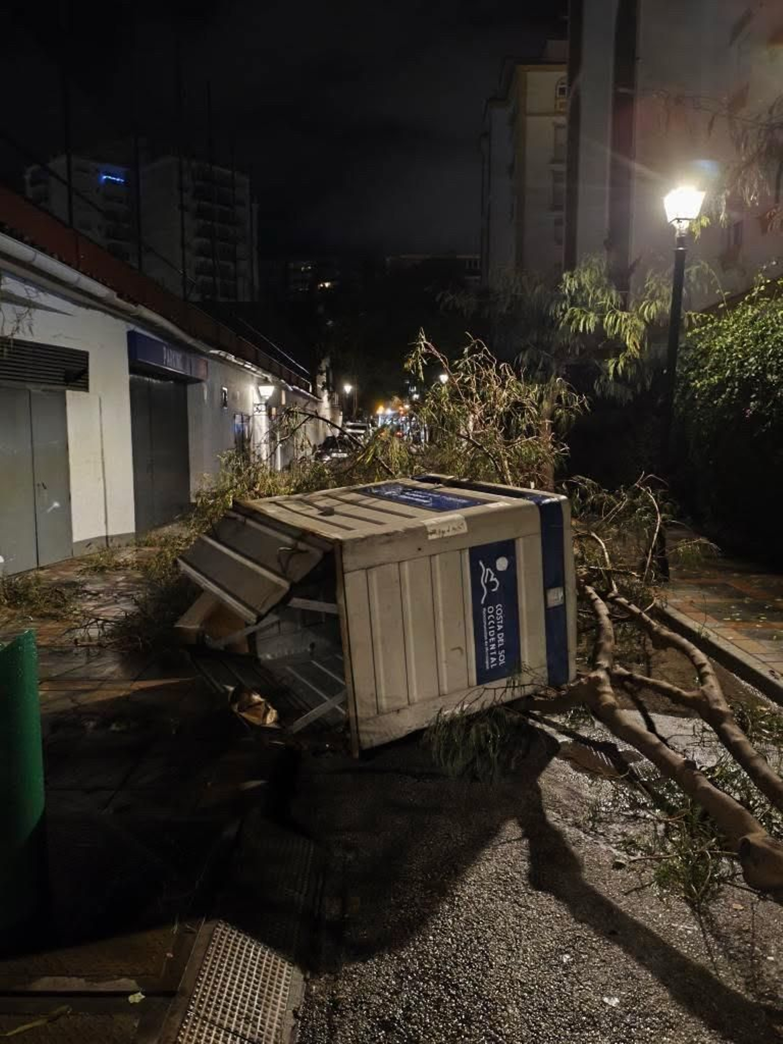 Estos han sido los destrozos causados por la Borrasca Emilia en Málaga.