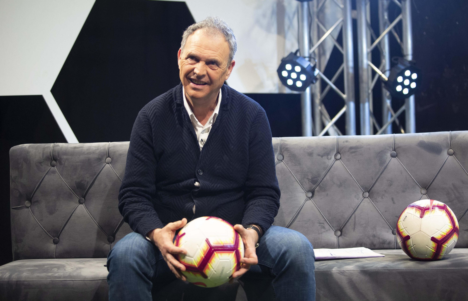 Caparrós, durante la entrevista.