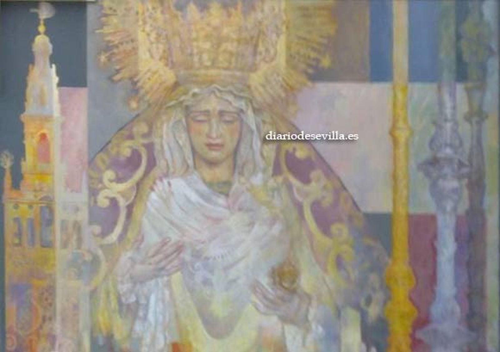 La composición de mural marca el cartel de la Semana Santa de 2011