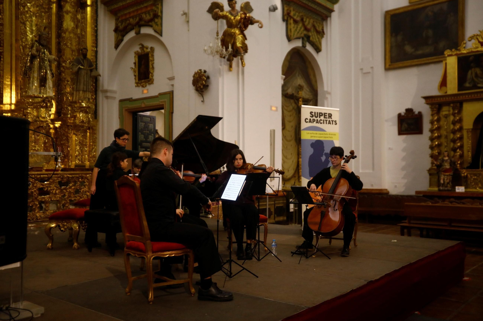 El concierto Supercapacidades 2.0 del ciclo 'Navidad en el Palacio de la Merced, en imágenes