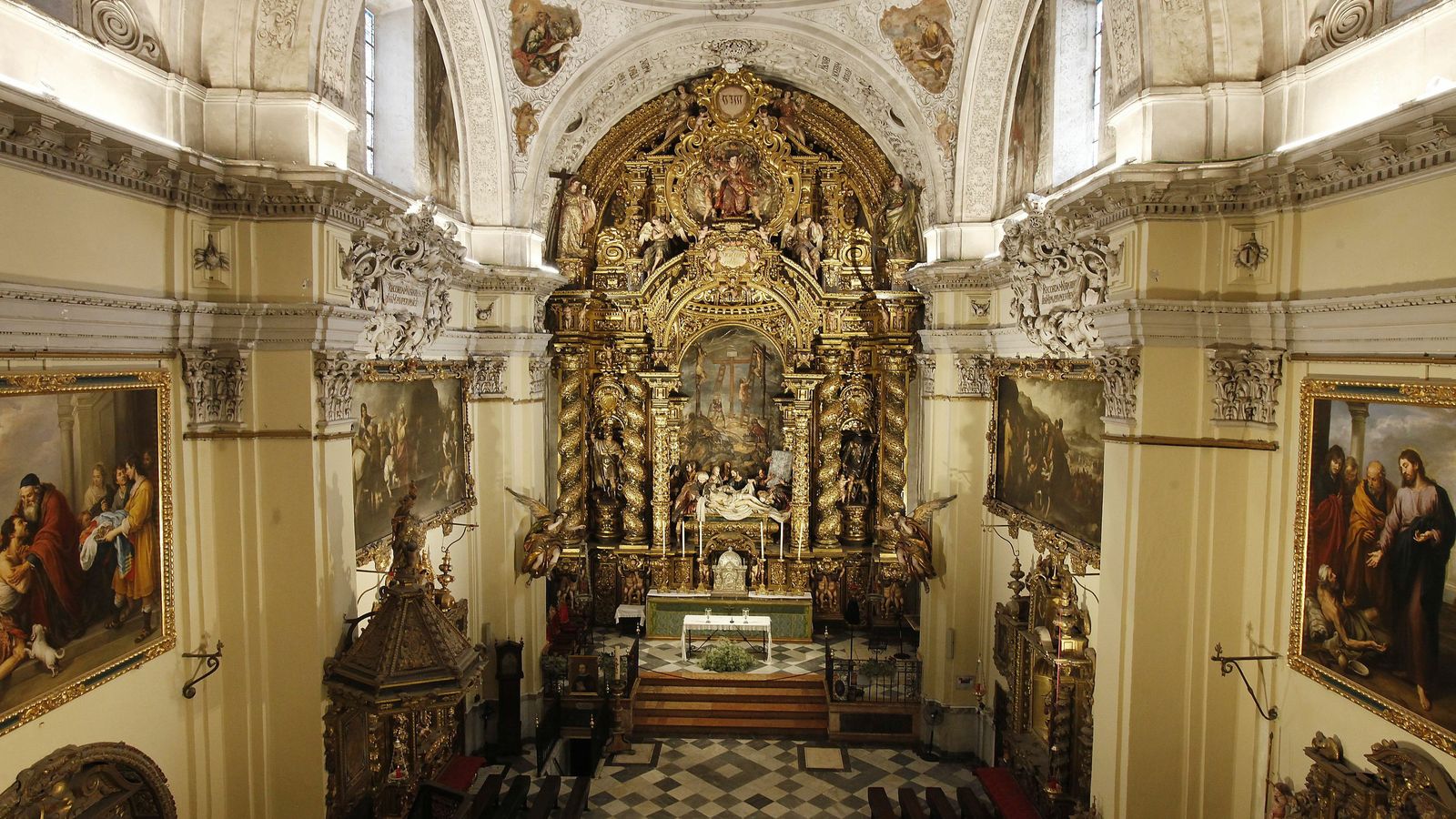 Interior del Hospital de la Caridad.