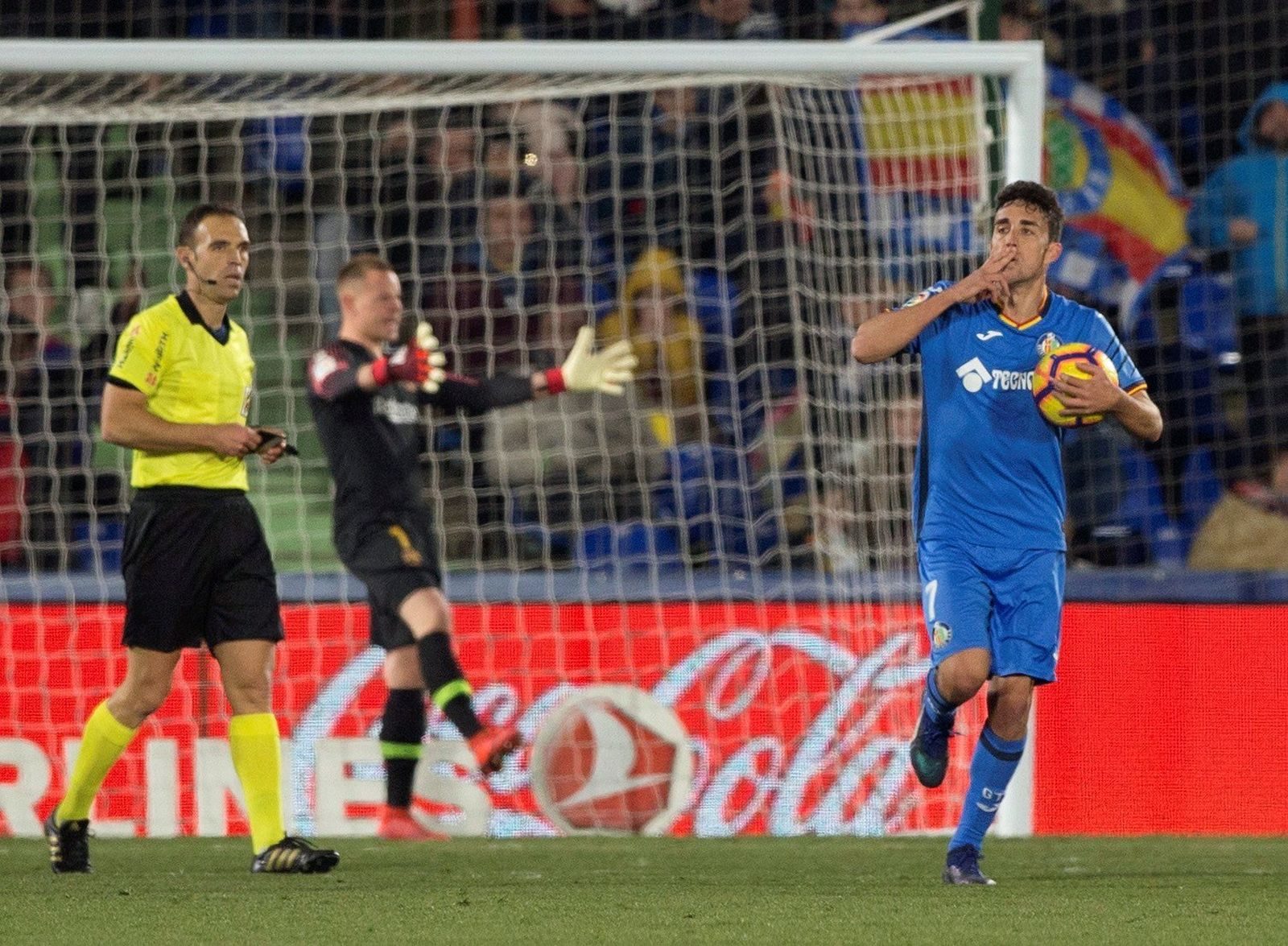 El Getafe-Barcelona, en imágenes