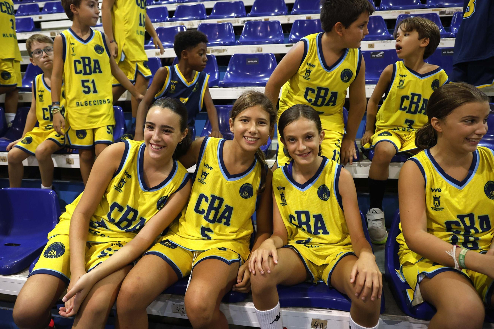 Fotos de la presentación de los equipos de cantera del CB Ciudad de Algeciras