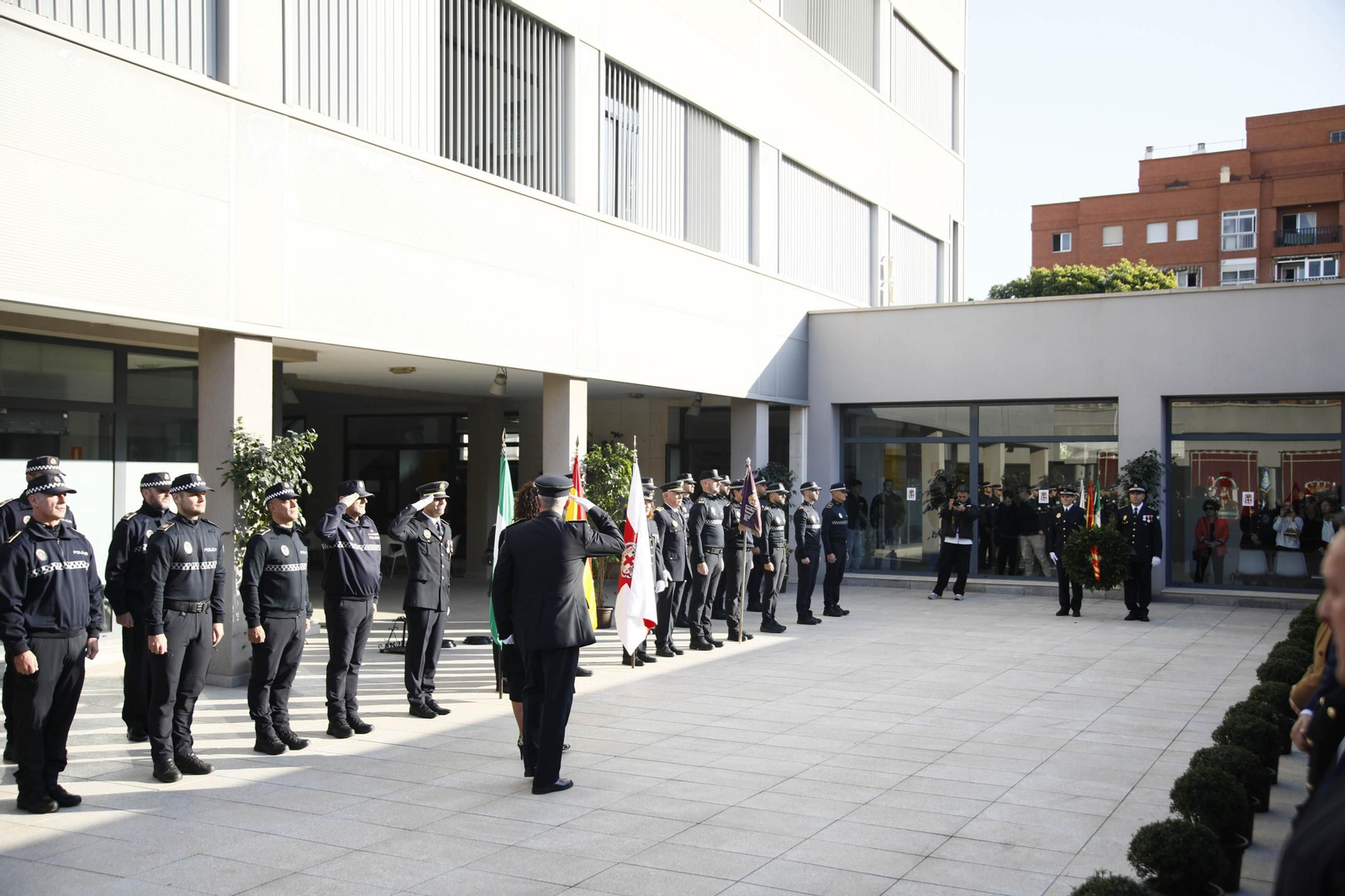 Las imágenes del acto institucional de la Policía Local de Almería con motivo de la festividad de su patrón, San Esteban