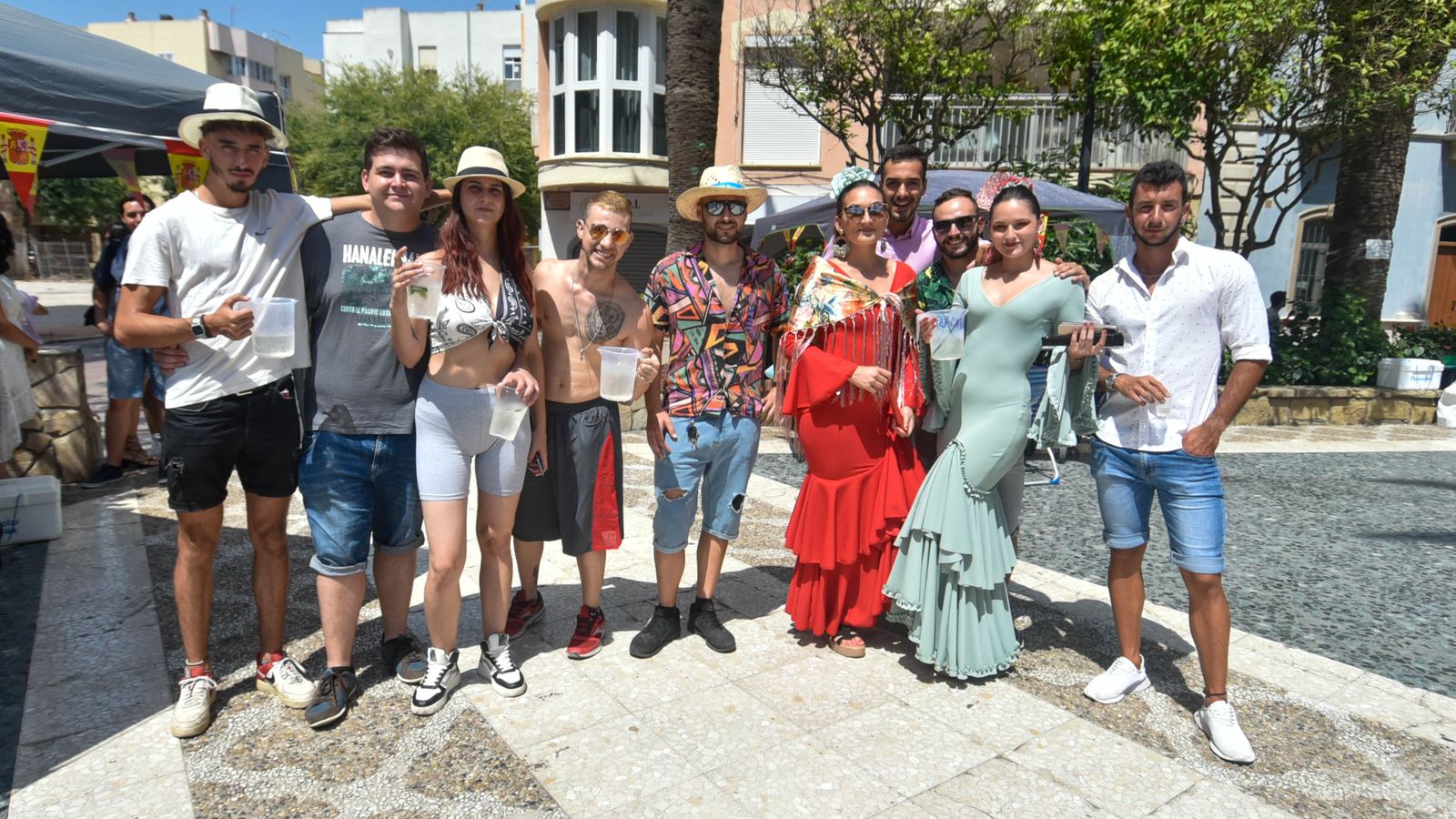 Las fotos del Domingo Rociero en el centro de la Línea