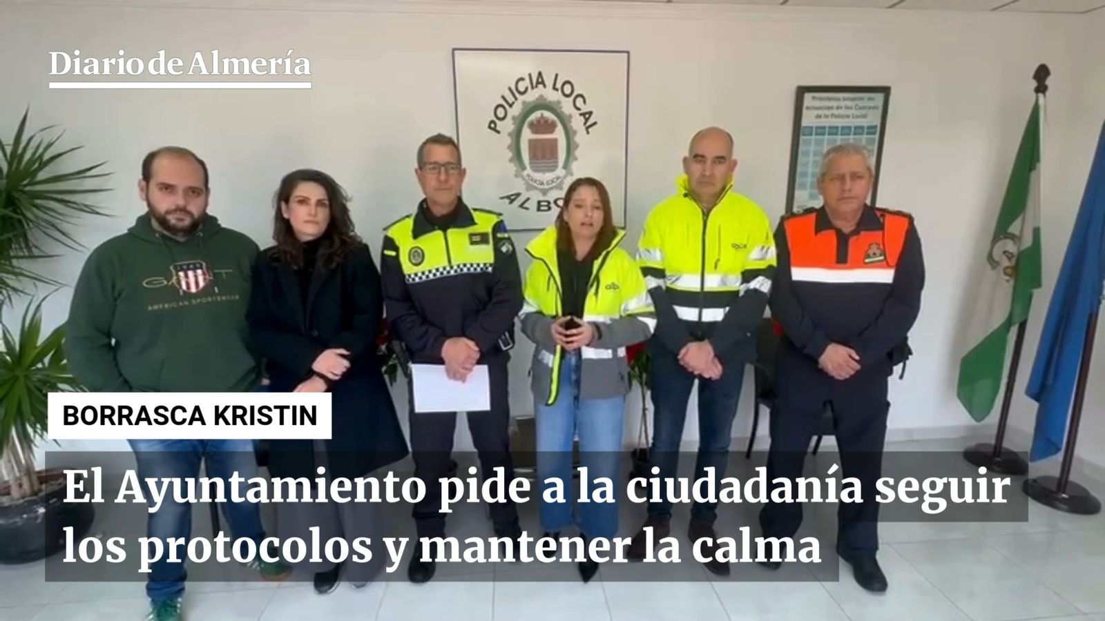 El Ayuntamiento pide a la ciudadanía seguir los protocolos y mantener la calma