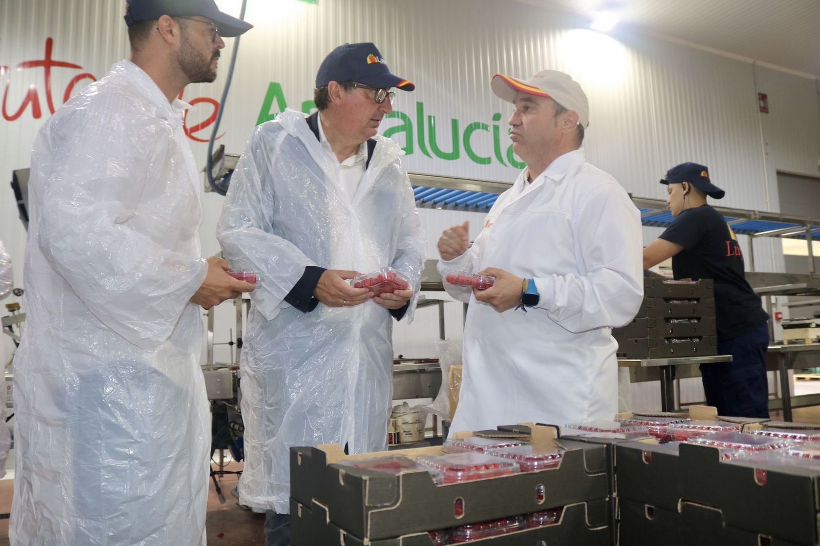 Visita de Manuel Andrés González a Lujovi.