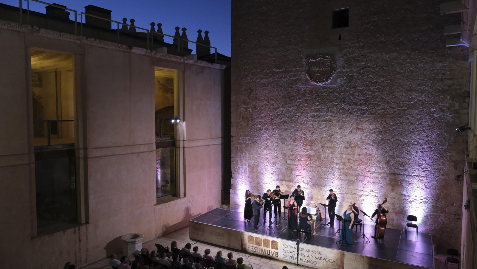 Imágenes del concierto de Harmonía del Parnás en el Festival de Música Renacentista y Barroca de Vélez Blanco